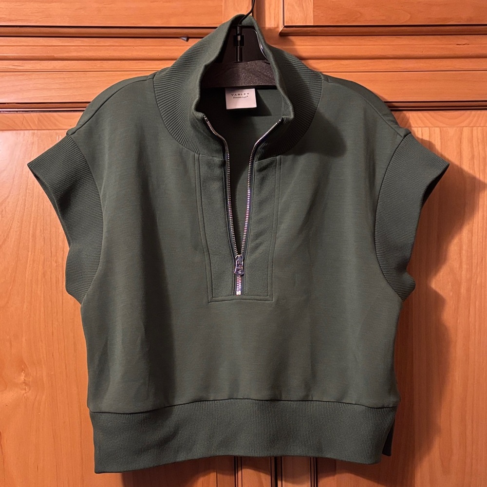 Varley Forest Green DoubleSoft Top